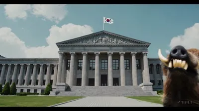 [소라 作] 헌법재판소, 난동 멧돼지