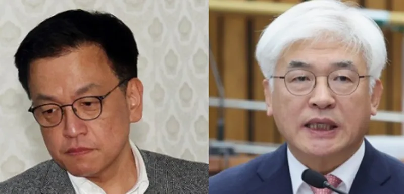 왼쪽 최상목, 오른쪽 마은혁